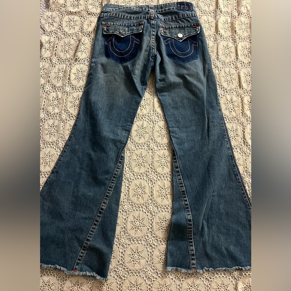 True Religion Vintage Stylish Denim Flare Jeans